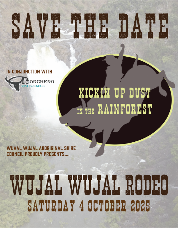 Save the Date WUJAL RODEO POSTER